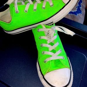Bright Green Converse
